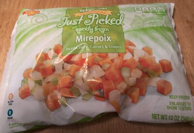 Just Picked and Quickly Frozen Mirepoix