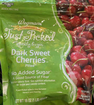 Just Picked Dark Sweet Cherries