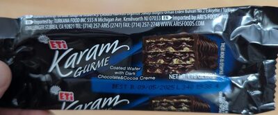 Karam Gurme chocolate wafer bar