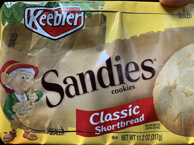 Keebler, sandies, classic shortbread cookies