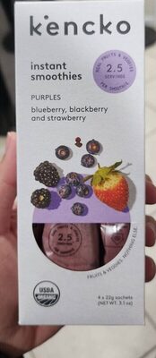 Kencko instant purple smoothie