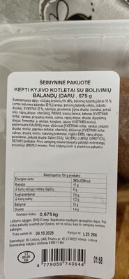 Kepti kyjivo kotletai su bolivinių balandų įdaru