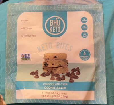 Keto Bites Chocolate Chip Cookie Dough