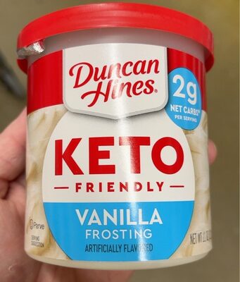 Keto friendly vanilla frosting