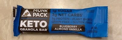 Keto granola bar blueberry almond vanilla