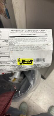 KETO SPINACH & ARTICHOKE SALMON