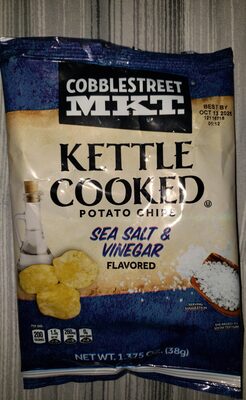 Kettle Cooked Potato Chips: Sea Salt & Vinegar Flavored