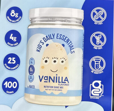 Kid's Daily Essentials Vanilla Flavored Nutrition Shake Mix