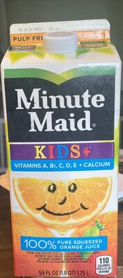 Kids+ Pulp Free Orange Juice