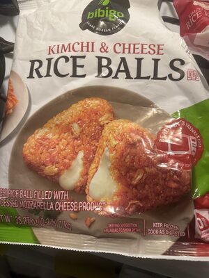 Kimchi And Cheese Rice Balls