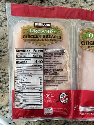Kirkland Organic Boneless Skinless Chicken Breast