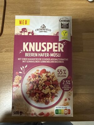 Knusper Beeren Hafer-Müsli