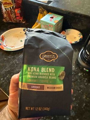 Kona Blend Ground Medium Roast Gourmet Coffee