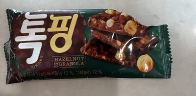 Korean Hazelnut & Granola Bar