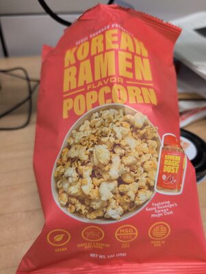 Korean Ramen Flavored Popcorn