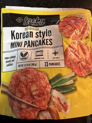 Korean Style Mini Pancakes - Napa Cabbage, Kimchi, And Scallions