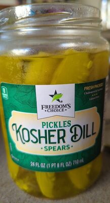 Kosher Dill pickle Sprears