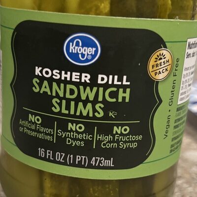 Kosher Dill Sandwich Slims
