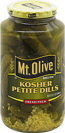 Kosher Petite Dills Made With Sea Salt