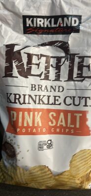 KRINKLE CUT PINK SALT POTATO CHIPS