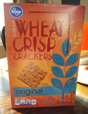 Kroger Baked Wheat Crisp Crackers