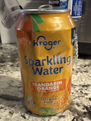 Kroger Sparkling Water Mandarin Orange
