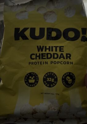 Kudo! Protein Popcorn White Cheddar