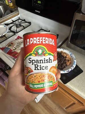 La preferida, spanish rice with bell peppers & onions