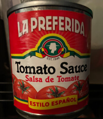 La preferida, tomato sauce