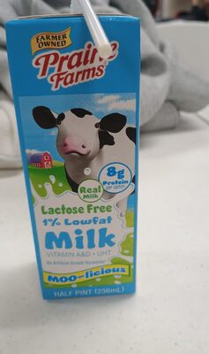 Lactose Free 1 Percent Lowfat Milk