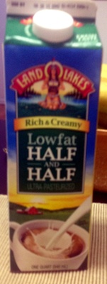 Land o lakes, lowfat half and half