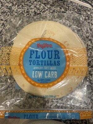 Large Flour Tortillas Low Card
