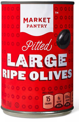 Large Pitted Black Olives