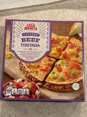 Layered Beef Tostada