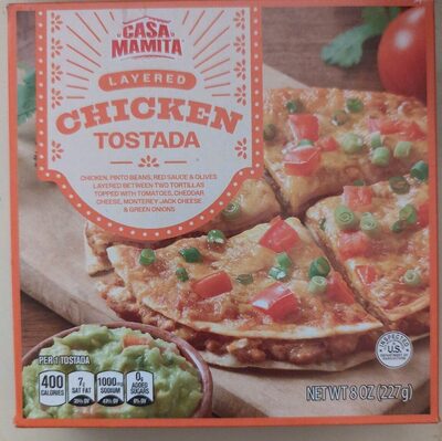 Layered Chicken Tostada