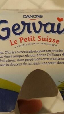 Le petit suisse gervais nature 9,5% 60 g x 6