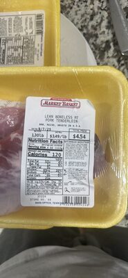 LEAN BONELESS RT PORK TENDERLOIN