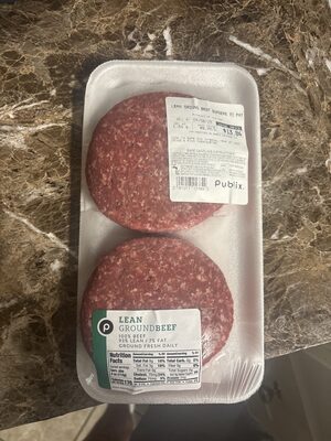 Lean Ground Beef Burgers