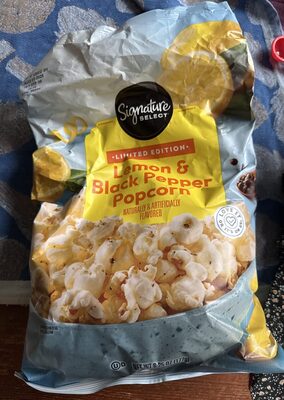 Lemon And Black Pepper Popcorn