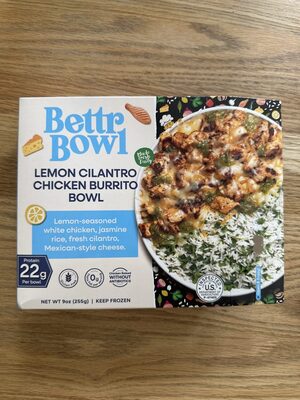 Lemon Cilantro Chicken Burrito Bowl