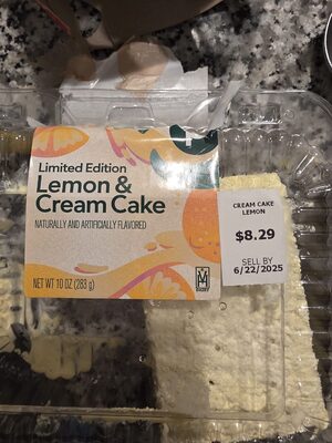 Lemon + Cream Cake