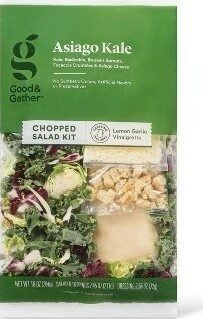 Lemon garlic vinaigrette asiago kale chopped salad kit