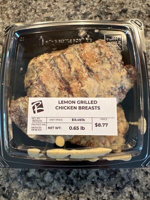 Lemon Grilled Chicken Breasts