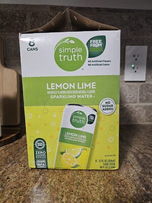 Lemon Lime - Naturally Flavored - Sparkling Water