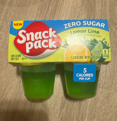Lemon Lime Snack-Pack Jello