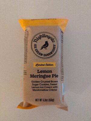 Lemon Meringue Pie Ice Cream Sandwich