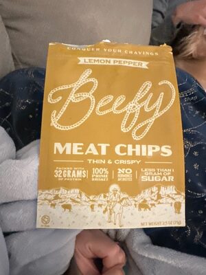 Lemon Pepper Meat Chips