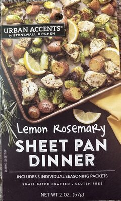 Lemon Rosemary Sheet Pan Dinner Seasoning