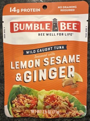 Lemon Sesame & Ginger Seasoned Tuna