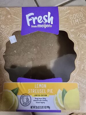 Lemon Streusel Pie